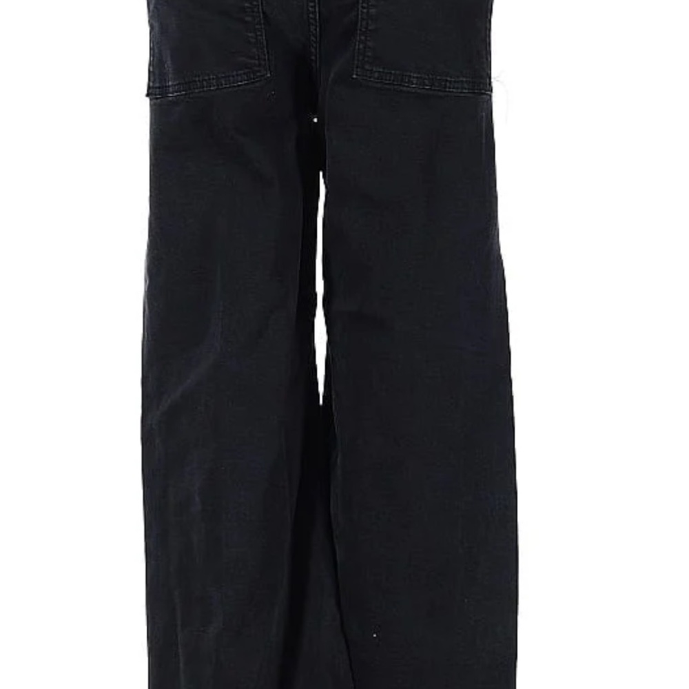 Zara Marine straight jeans in pure black